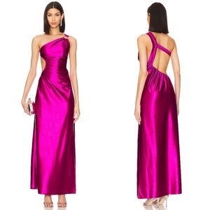 Lovers and Friends Colette Cutout Maxi Dress in Pink Size Small NEW! with tags!